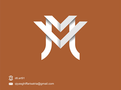Monogram Logo 3d animation app branding character design graphic design illustration logo motion graphics ui ux vector