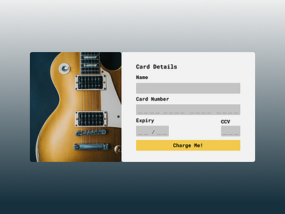 DailyUI - 002 - Credit Card Checkout