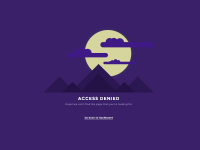 Access Denied page