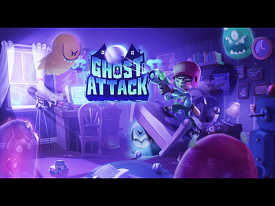 Ghost Attack Loading @characterdesign @illustration2d digitalpainting gamedesign