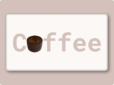 Coffee branding brown coffee design drink figma illustration landing page logo neomorphism neutral typography vector