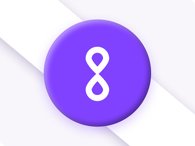 M8buy Logo design figma icon logo logodesign m8buy neomorphic neomorphism neon purple purple logo shopping vector website widget