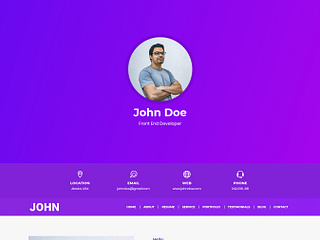 Sum HTML5 Portfolio/Resume/Cv Template by Md Tariqul Islam on Dribbble