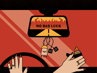 No Bad Luck design illustration vector