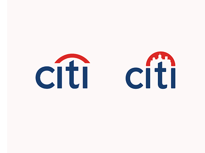 Citi Bank Logo Mockup - Rebound