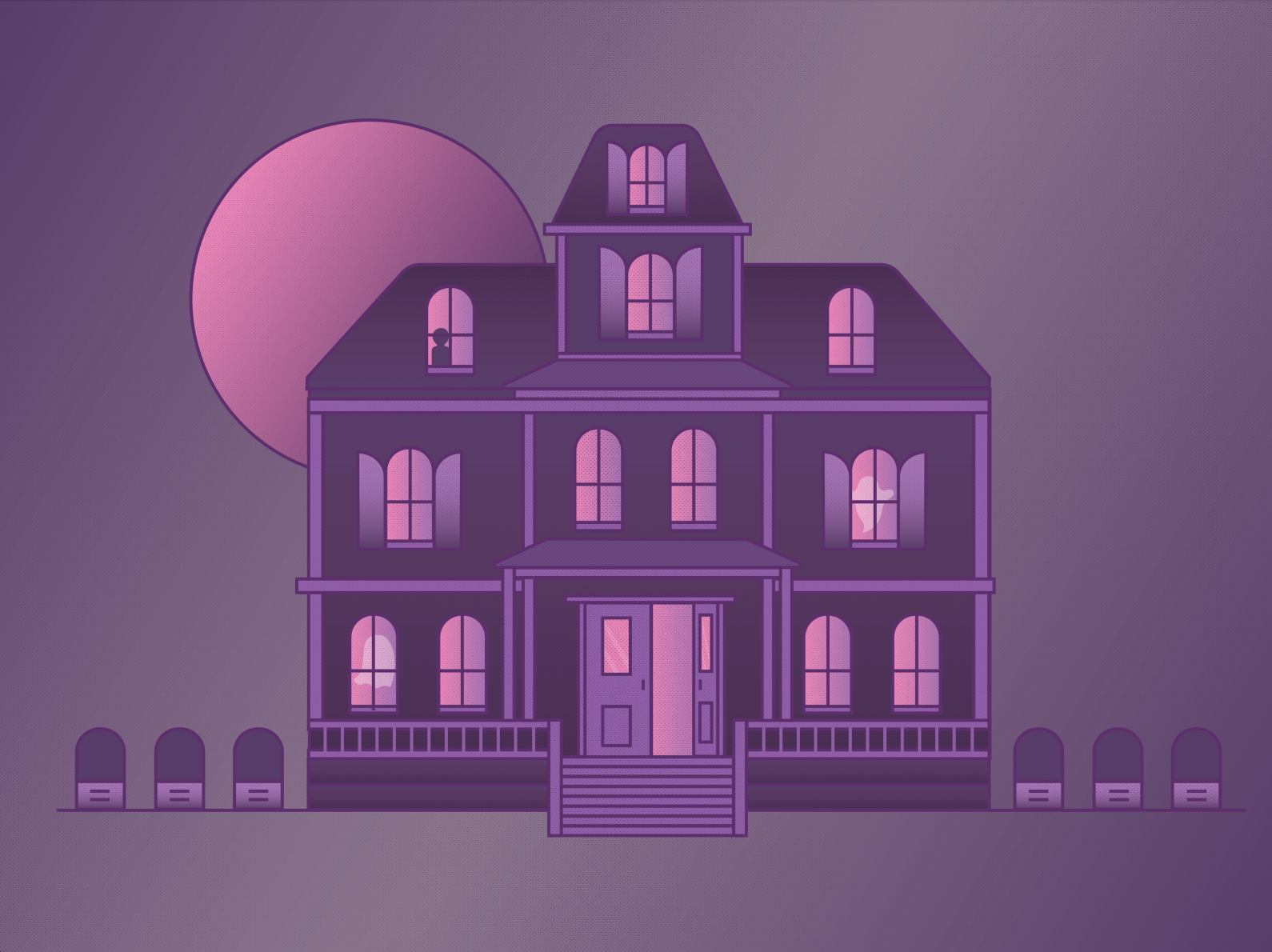 Haunted House by Kika Design Studio on Dribbble