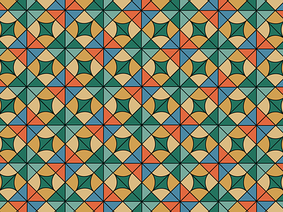 Pattern 1970s 70s blue contemporary diamond geometric geometric pattern green illustration illustrator orange pattern repeating patter retro square vector vintage yellow
