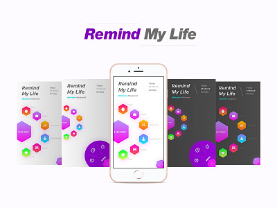 Remind my life app redesign