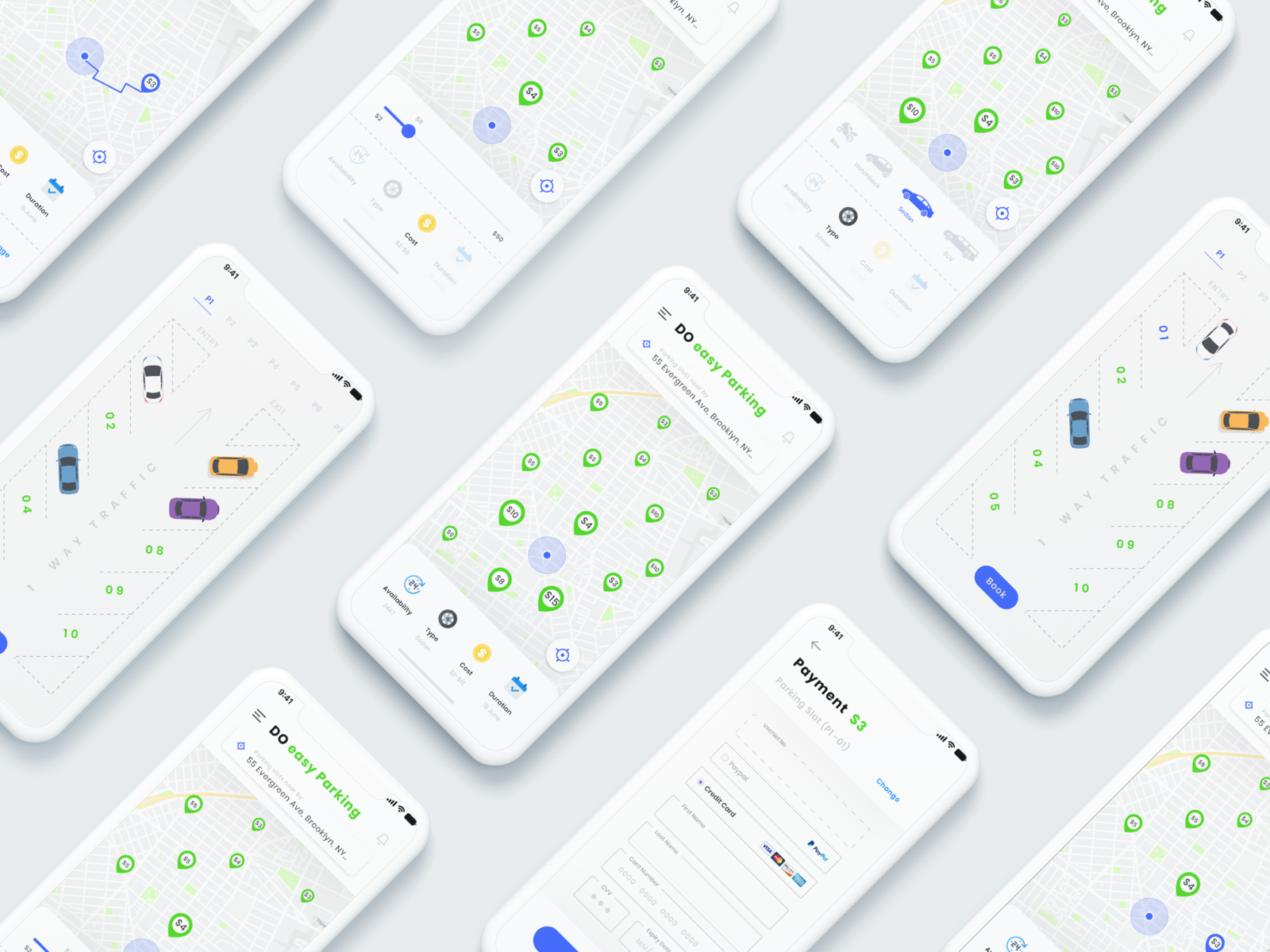 Park Easy App (Parking on the go) by vipin sharma on Dribbble