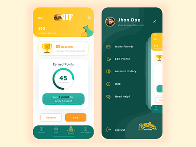 Farmer Boys App Redesign Concept