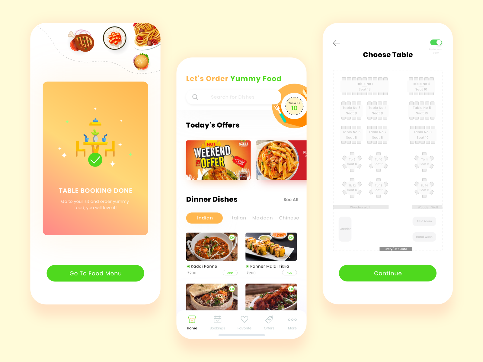 Table Booking App by vipin sharma on Dribbble