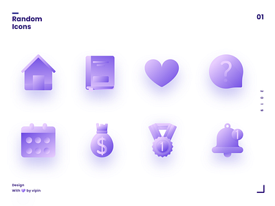 Random icons beautiful clean colors design iconography icons icons pack iconset illustration minimal typography ux vector