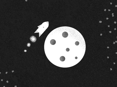 planets blackwhite cosmos illustration moon space