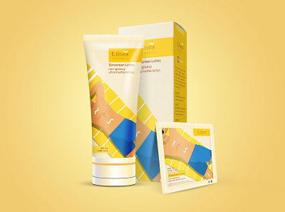Packaging Design - Lines Cosmetics cosmetics graphic design illustration men packaging design pratikartz skin skincare sun protection sunscreen swimming tube women