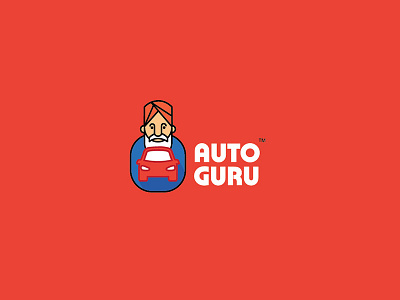 Logo Design - Auto Guru branding car car expert car expert graphic design identity illustration logo mascot mascot logo pratikartz stationery trading vector