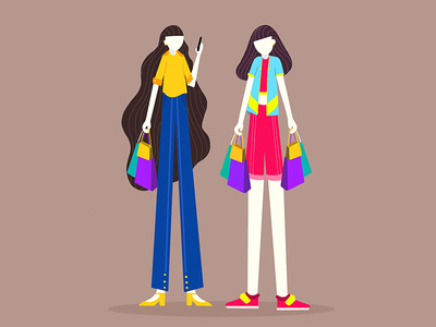 Girls Go Shopping Together