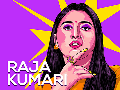 Raja Kumari - Portrait Illustration