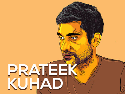 Prateek Kuhad - Portrait Illustration artist caricature digital illustration digital painting face illustration music painting pop art portrait pratik kuhad pratik kuhad pratikartz shot sketch