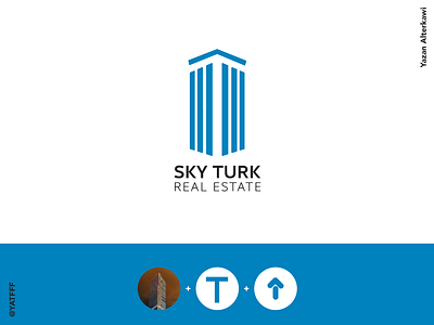 Sky Turk - logo creative lettermark logo logo support logogram logos new logos realeste logo trend