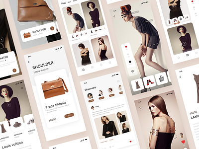 Fashion interface finishing app brand clothes details discovery fashion fashion interface finishing scanning ui ux video vr