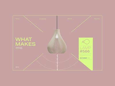 Designer Lamp - Product Page