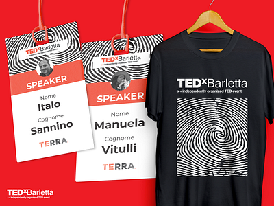 TEDxBarletta - Branding apulia badge barletta design event italy ted teddy tedtalks tedx tedxbarletta tedxtalks tshirt