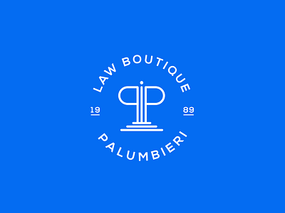 Law Boutique Palumbieri - Branding branding law law boutique law firm legal logo studio