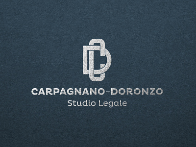 Studio Legale Carpagnano - Doronzo branding design law firm logo logo design vector