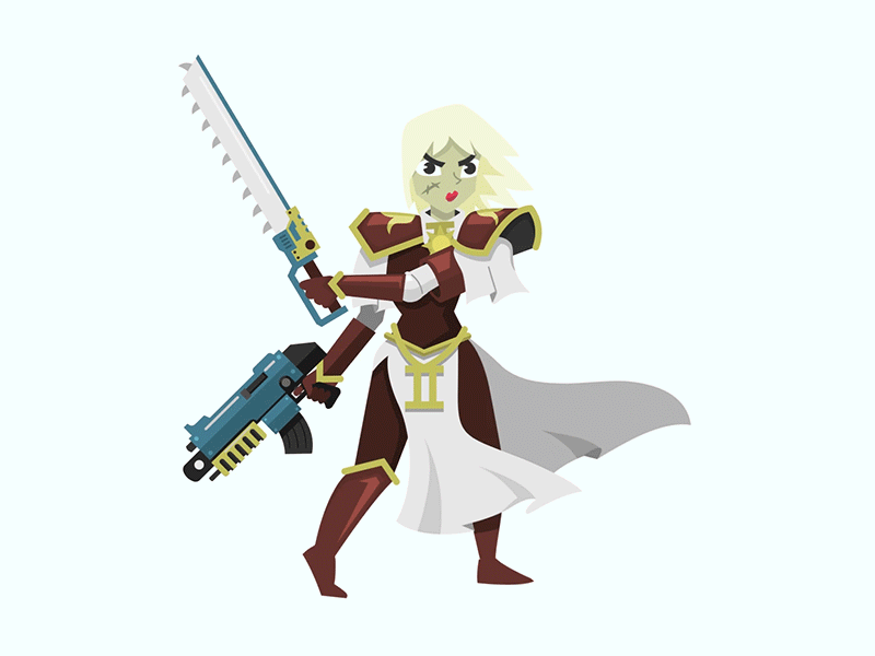 Warhammer fanart animation animation character concept illustration vector