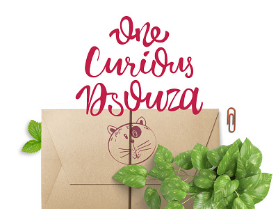 Self Identity - One Curious D'Souza branding graphic design hand lettering illustration typography