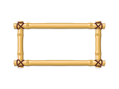 Game asset - Bamboo Frame