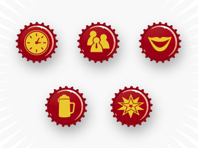 Icon Set foodservice operator web icons