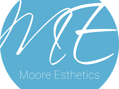 Moore Esthetics branding design logo typography