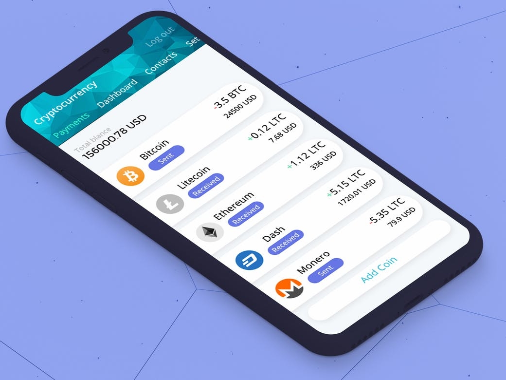 Cryptocurrency Wallet 3 by Huy on Dribbble