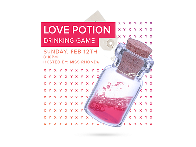 Valentines Day Party bar bottle love party photo bash pink potion wichita xy