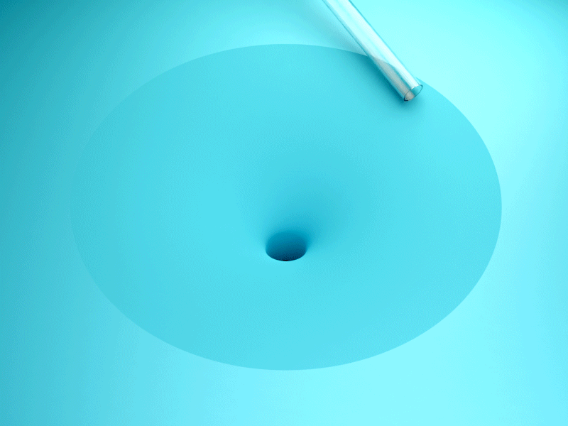 Gravity 3d animation balls blender blue cycles funnel rigid body simulation