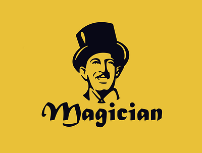 Magician branding design logo vector
