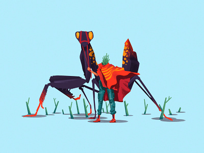 How to handle bugs 101 animal bug culture design human illustration insect plant ui