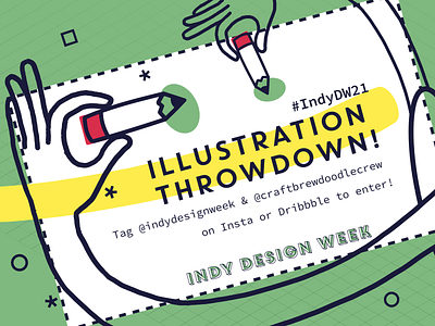 #IndyDW21 Illustration Throwdown