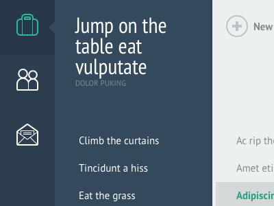 Jump on the table flat in browser kittylipsum pt sans symbolset