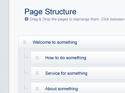 A CMS for something. chalkwork cms help page structure page tree soft web