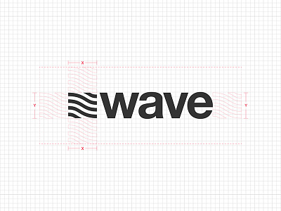 Logo Wave branding design id logo