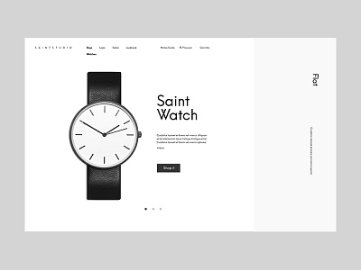 Saint Studio design digital interface ui ux