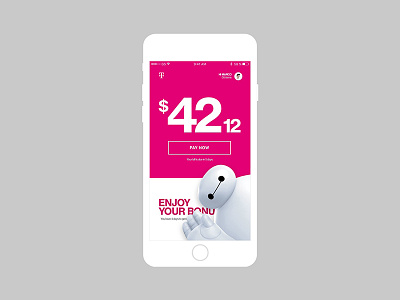 T-Mobile App design digital interface ui ux