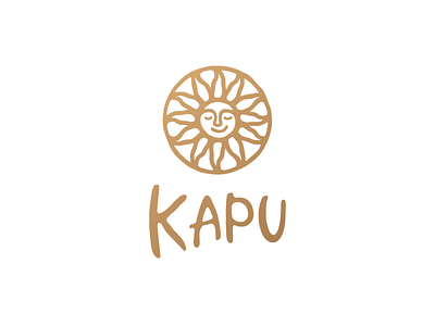 Kapu Logo Design australia aztec badge branding design gold hand drawn icon illustration illustrator logo logodesign logotype nature sun tattoo