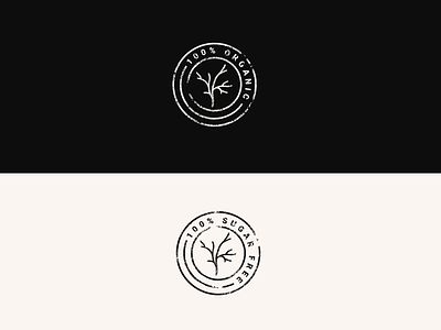 Botanii Icons badge elegant grit icon logo organic plant icon sugar free