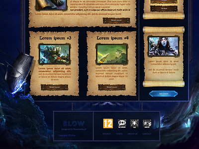 Card game web design card design game medieval rpg web