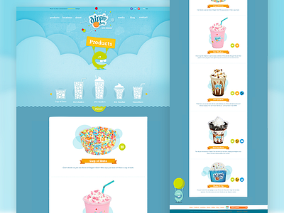 Dippin Dots Products Page