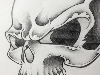 Skull2 drawing