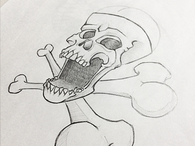 Skull3 drawing